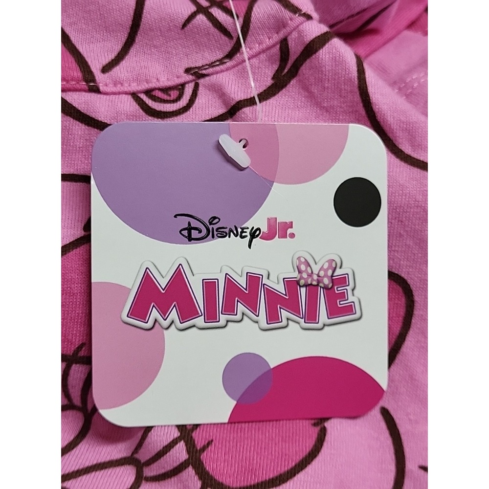 Disney Minnie‎ Mouse Girls Toddler Size: 2T Dress Pink Pullover Long Sleeve NWT - Picture 9 of 9